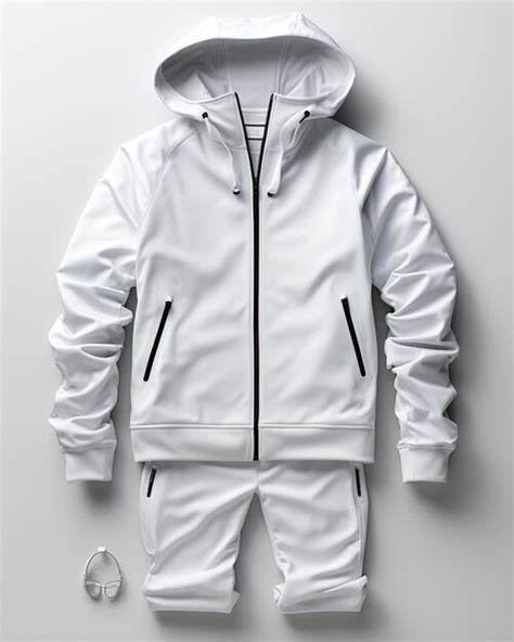 Premium AI Image | tracksuit mockup front view white