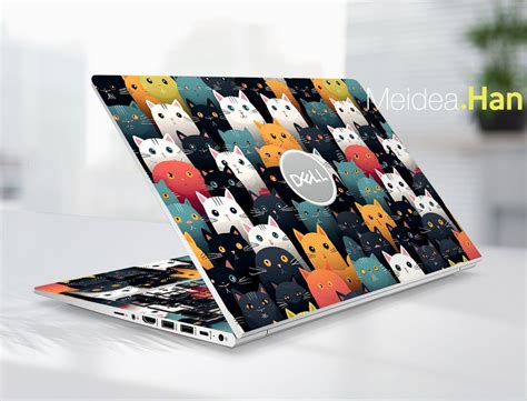 Custom Laptop Skins Dell Accessories Personalization Gift Cute Decals ...