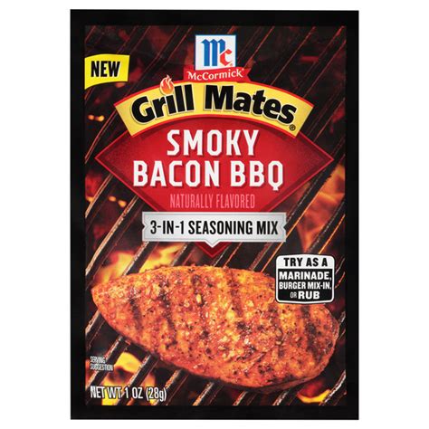 Save On Mccormick Grill Mates 3 In 1 Seasoning Mix Packet Smoky Bacon