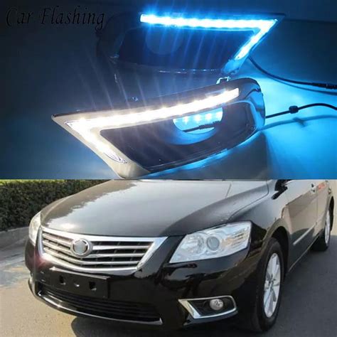 Car Flashing Pcs Drl For Toyota Camry Daytime Running