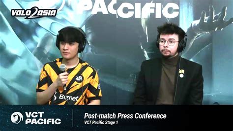 Rex Regum Qeon Ge Vs Rrq Vct Pacific Stage Week Post Match Press