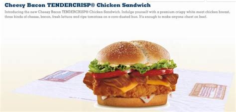 Photos De Cheesy Bacon Tendercrisp Chicken Sandwich Burger King Par