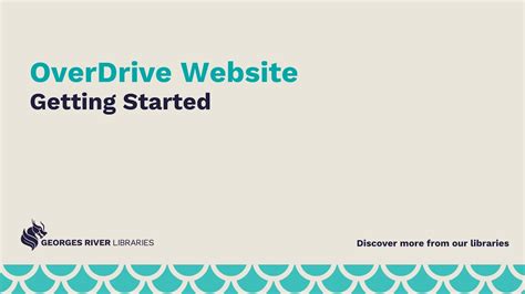 Overdrive Website Getting Started Youtube