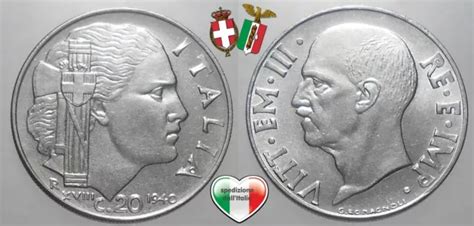 Moneta Regno D Italia Centesimi Di Lira Vittorio Emanuele Iii