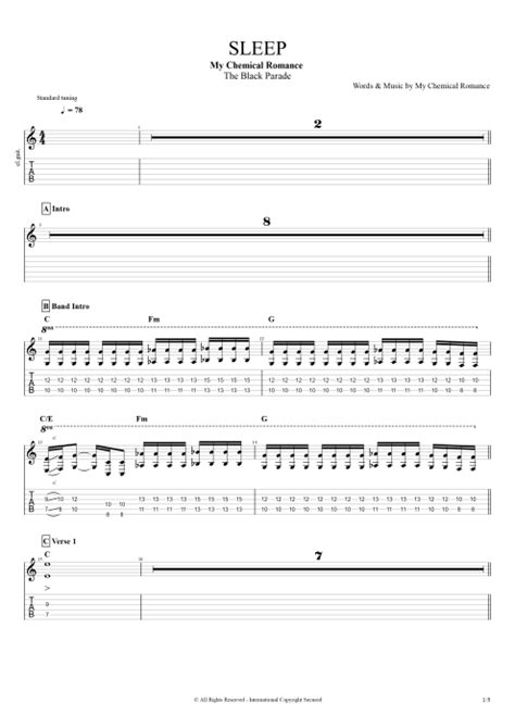 My Chemical Romance Guitar Chords