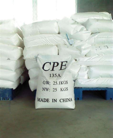 Chlorinated Polyethylene CPE 135A For PVC Pipe China Chlorinated