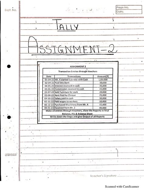 Tally Assignment 2 Pdf