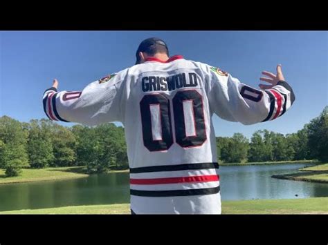 Clark Griswold Christmas Vacation Chicago Blackhawks Hockey Jersey