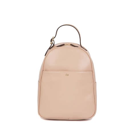 Mochila Clásica Asas a Contraste color Nude Cloe Factory Store