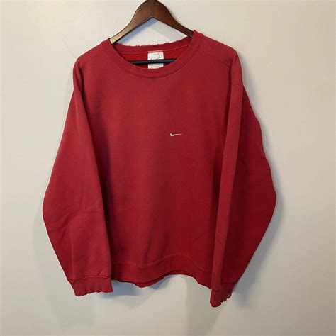 Nike Vintage 90s Nike Mini Swoosh Logo Sweatshirt Crewneck Grailed