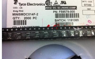 Ptc Resettable Fuse Minismdc F Smd A V