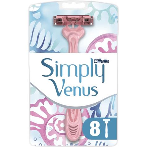 ᐉ Купить Одноразовые станки для бритья женские Simply Venus 3, 8 шт по ...