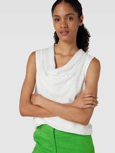 Betty Barclay Blusenshirt Mit Wasserfall Ausschnitt Offwhite Online