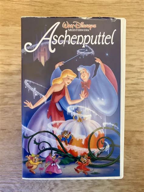 Vhs Walt Disneys Meisterwerk Aschenputtel Cinderella Mit Hologramm