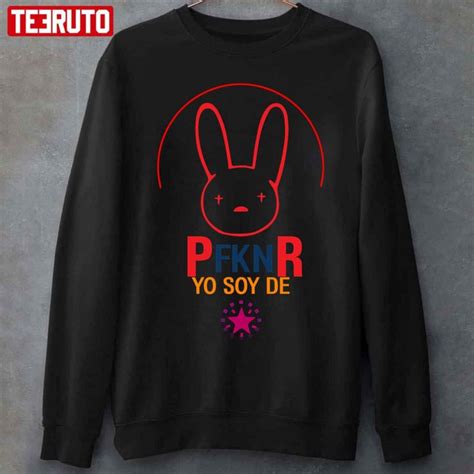 Bad Bunny Logo Yo Soy De P Fkn R Unisex T Shirt Teeruto