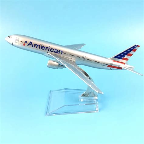 American Airlines Boeing 777 16cm Alloy Metal Model Aircraft Child