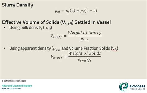 How To Calculate The Concentration Of Slurry By Weight 2024