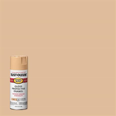 Rust Oleum Stops Rust 12 Oz Protective Enamel Gloss Sand Spray Paint