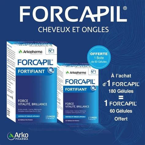 Arkopharma Forcapil Pack G Lules Boite De G Lules Sur Ma