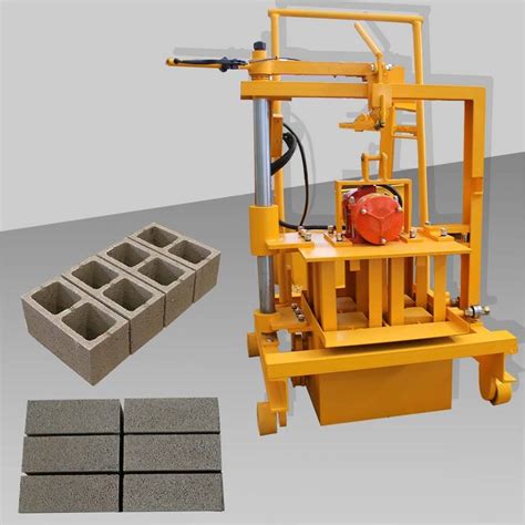 This Is A Small Manual Cement Brick Making Machine And It Can Produce