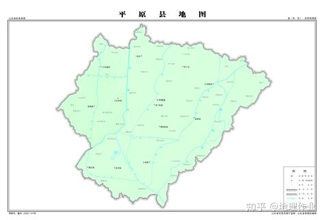 德州市地形图各区县地形图 知乎