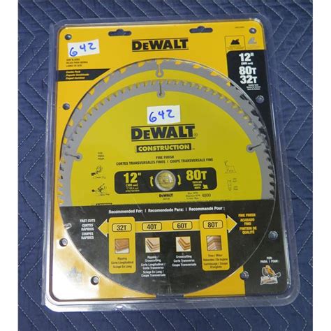 DeWalt 12" Miter Saw Blades