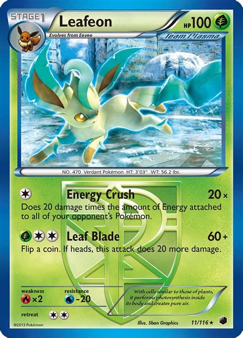 Pokemon Leafeon Card