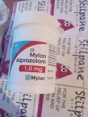 Mylan Alprazolam 1mg Fast Delivery at Rs 2000/bottle in Chennai | ID ...