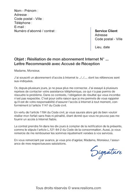 Lettre De Remboursement Anticipe Lettre 234