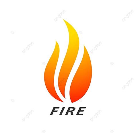 Abstract Flame Symbol Isolated Fire Icon And Logo Vector Inferno