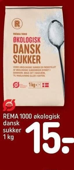 Rema Kologisk Dansk Sukker Kg Tilbud Hos Rema