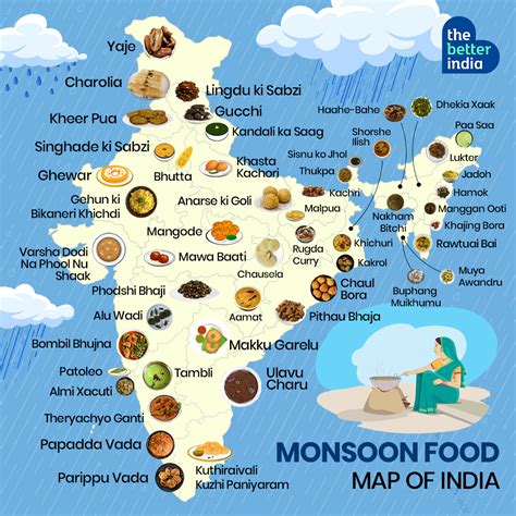 The Better India On Twitter 1 2 This Map Is Monsoon On A Plate