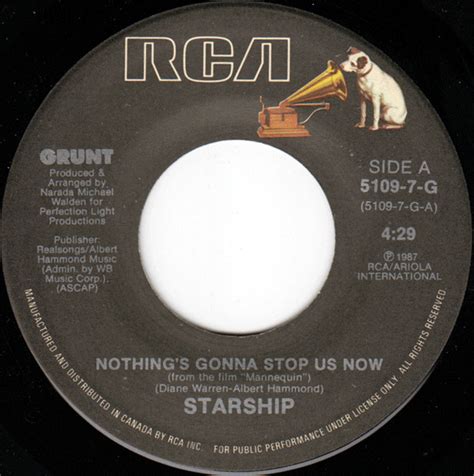 Albúm Nothing s gonna stop us now de Starship 2 en CDandLP