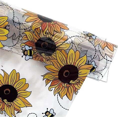 Amazon Oneart Bees And Sunflowers Transparent Jelly