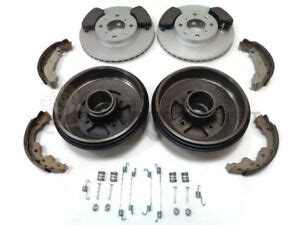 Front Brake Discs Pads Rear Drums Shoes Fitting Kit For Suzuki