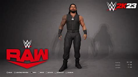 Wwe 2k23 Roman Reigns The Shield Attire Youtube