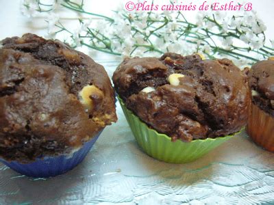 Les plats cuisinés de Esther B Muffins aux poires et aux deux