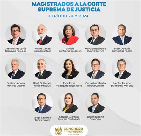 Asumen Los 13 Nuevos Magistrados De La Corte Suprema De Justicia De