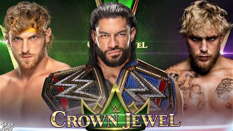 WWE Crown Jewel 2022 Roman Reigns Vs Logan Paul Vs Jake Paul Full Match