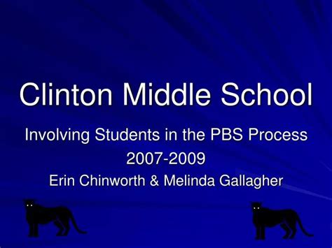 Ppt Clinton Middle School Powerpoint Presentation Free Download Id