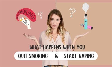 What Happens When You Quit Smoking And Start Vaping Vape More Inc