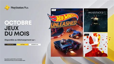 PS Plus Les Jeux Gratuits D Octobre Avec Hot Wheels Unleashed Et