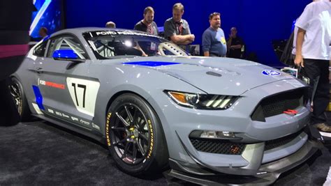 Ford Unveils Mustang Gt Customer Race Car At Sema Show