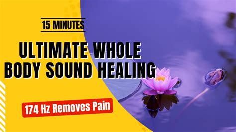 174 Hz Removes Pain Pure Isochronic Binaural Beats Music 15 Min