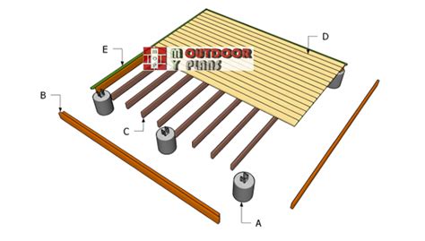 Ground Level Deck Plans Myoutdoorplans