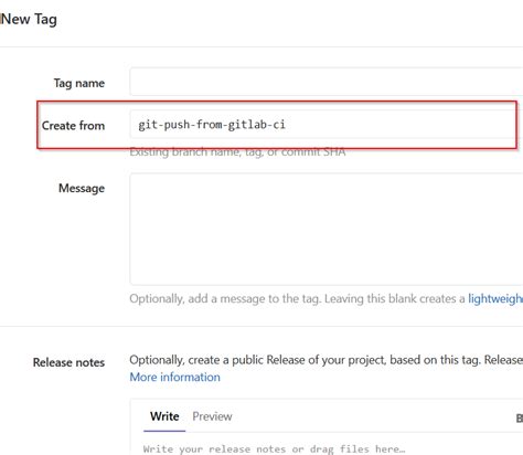 Git Find Source Branch When Creating Tag In Gitlab Using Gitlab Ci