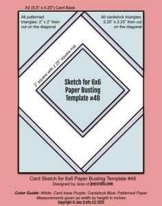 6x6 Paper Busting Template 48 Featuring Creative Fabrica Jess Crafts