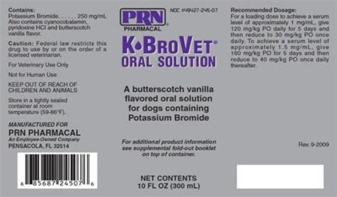 Potassium Bromide in Veterinary Medicine-Facts and Information | PetCoach