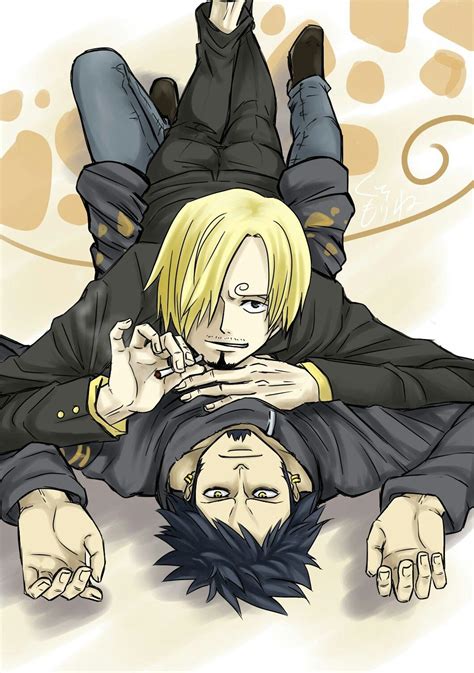 Law X Sanji Lawsan Ship Trafalgar Law X Vinsmoke Sanji One Piece One Piece Anime Sanji One