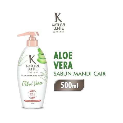 K Natural White Brightening Body Wash Aloe Vera Ml Klik Indomaret